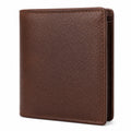 Cartera Vertical Marrón para Hombre con Compartimentos Múltiples