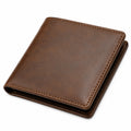 Cartera plegable para hombre de color marrón