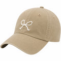 Gorra de Béisbol Beige con Lazo Bordado