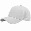Gorra Deportiva Unisex Gris con Ventilación Ajustable