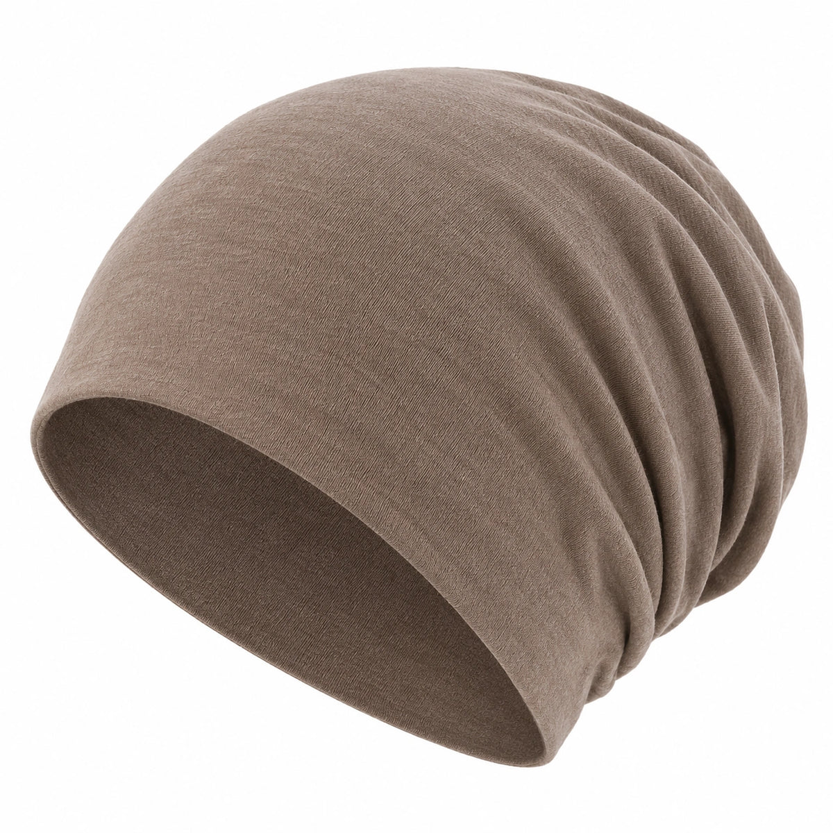 Gorro Beanie Unisex Holgado Marrón