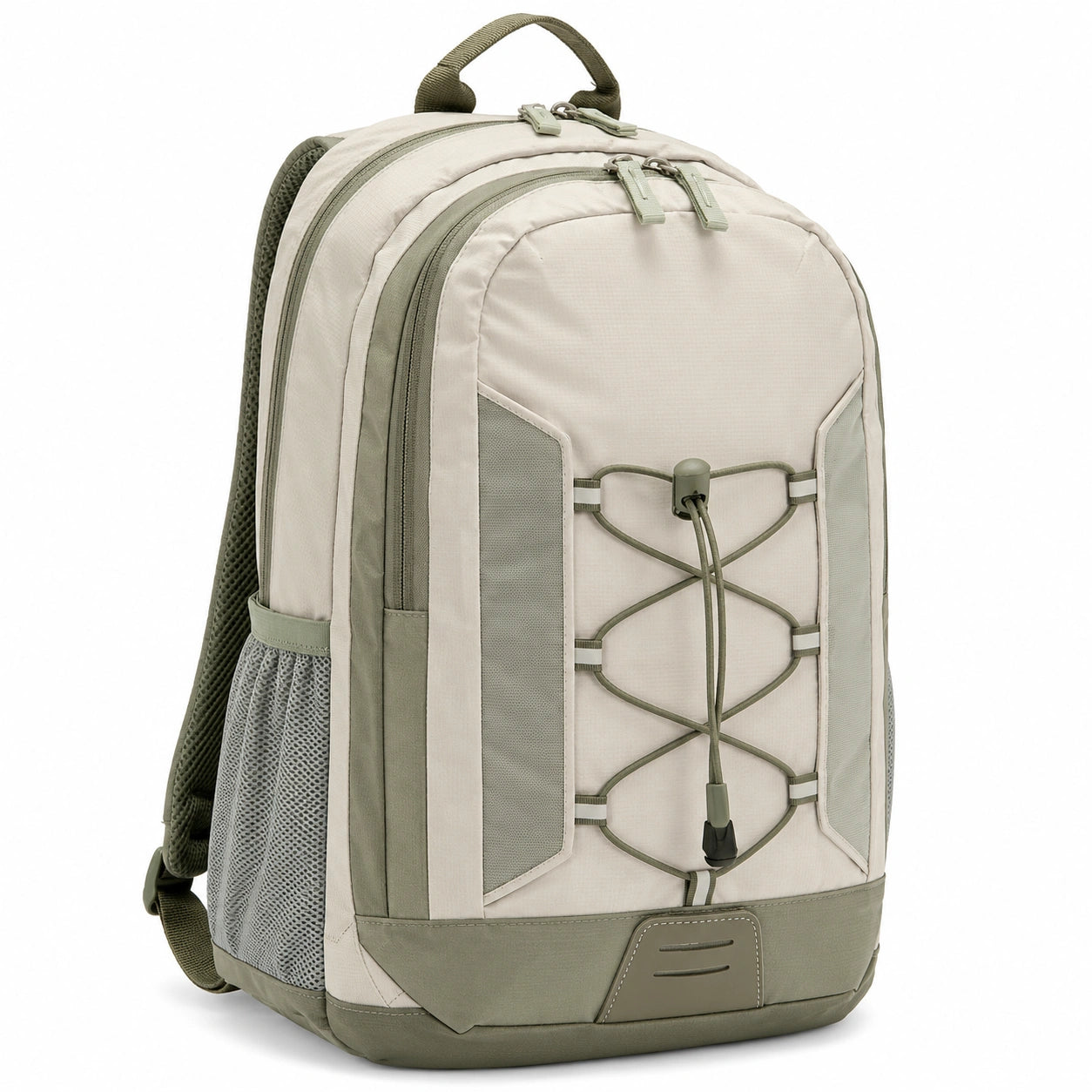 Mochila resistente multiuso 30L beige y verde