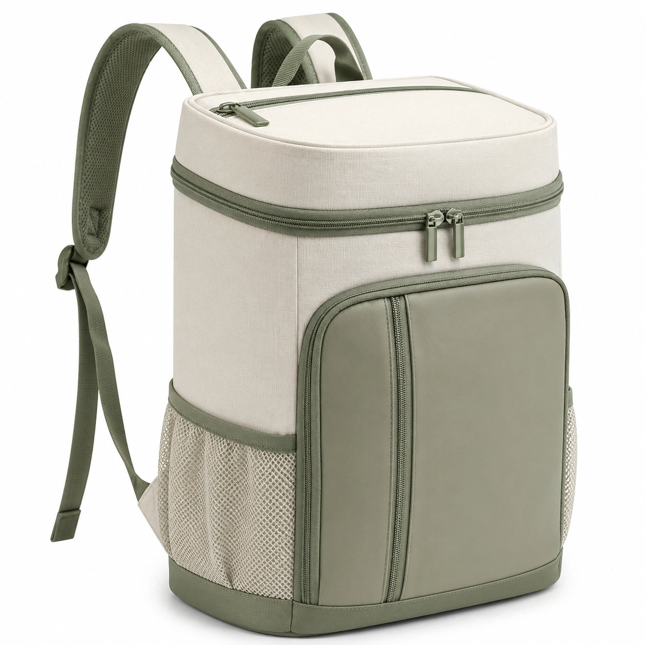 Mochila de Picnic Aislante 30L Caqui/Beige
